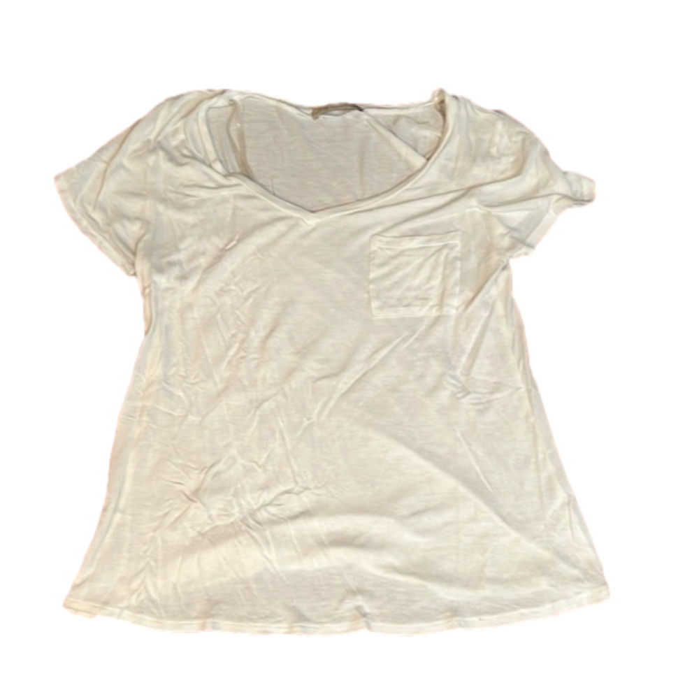 size medium active basic white tee